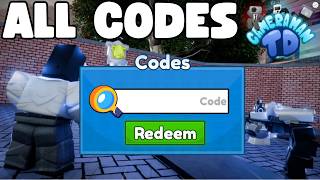 All October CODES in Cameraman Tower Defense! - Roblox