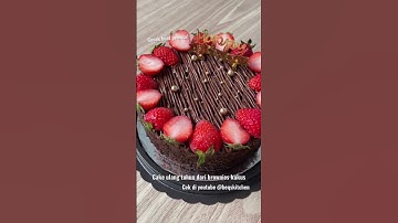 Thumbnail of Belajar bikin brownies kukus untuk cake ulang tahun #brownieskukus
