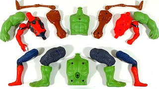 Assemble Siren Head VS Hulk Smash VS Siren Head Avengers Superhero Toys