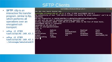 SFTP Server s0.0 v1.3 : Overview