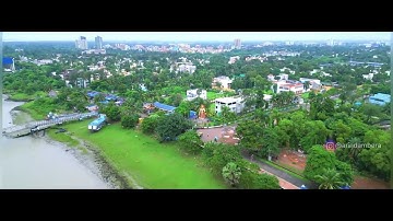 Haldia Township Riverside | Hanuman Ji Statue | Haldi River | Drone Shots | DJI Mini 3 Pro
