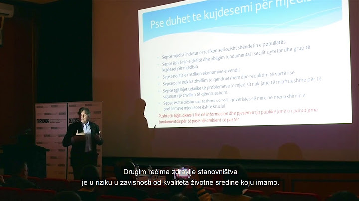 Public lecture – Minding the environment: How small changes make a big difference