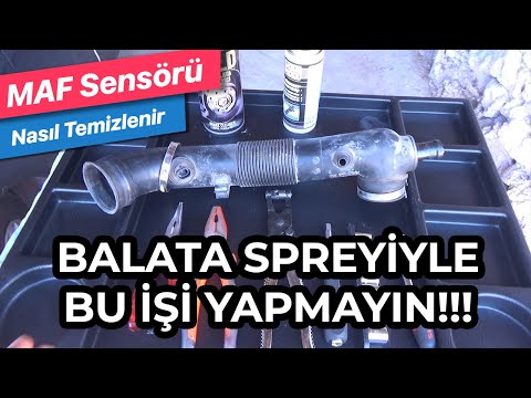 Video: MAF sensöründe fren temizleyici kullanabilir misiniz?