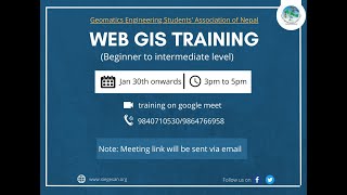 Web GIS training (Beginner -intermediate) Day2  HTML, JS,Leaflet,Python ,Geodjago, Web GIS Nepali