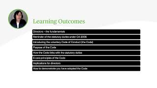 Directors Voluntary Code of Conduct - An Overview - Webinar