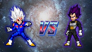 Vegeta Omni Vs Vegeta UE - Mugen Legendary OP Battle