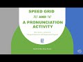 Speed grid  and   pronunciation  reep english classes for adults arlington virginia usa