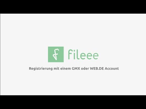 Registrierung mit einem GMX oder WEB.DE Account