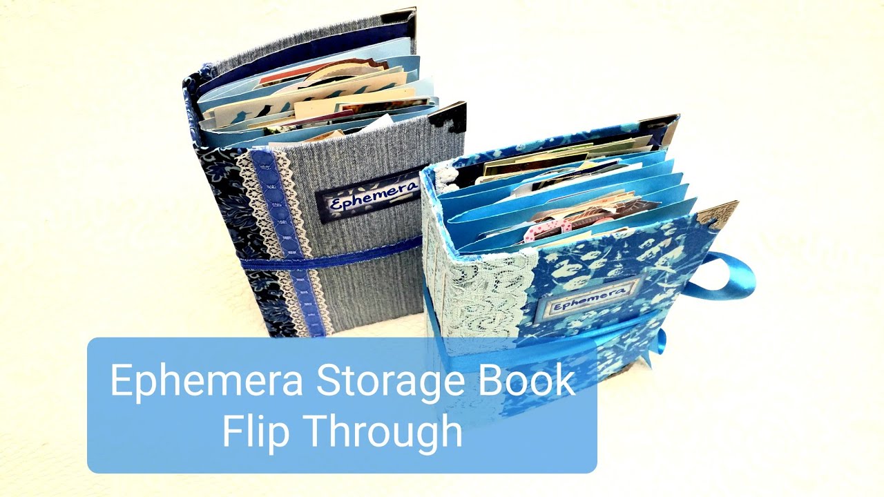 Flip Through Of My Ephemera Storage Books For Junk Journals ...