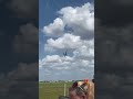B-25 flyby with bomb bay open at Sun’n’fun 2025 #b25mitchell #sunnfun