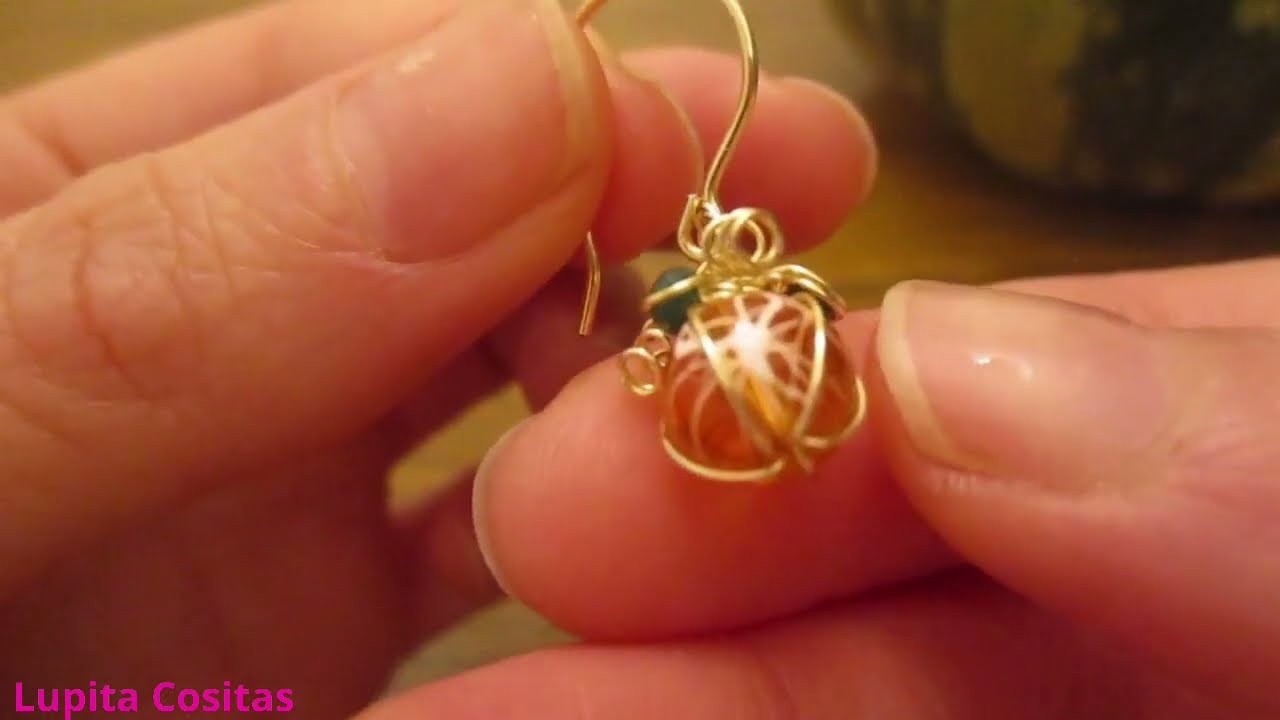 Calabaza hecho en Aretes 🎃