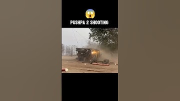 Pushpa 2 BTS | Live Shooting | Truck Scenes #alluarjun #pushpa2 #bts #shooting #shorts