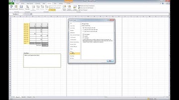 HowTo lock and unlock textboxes in Excel 2010