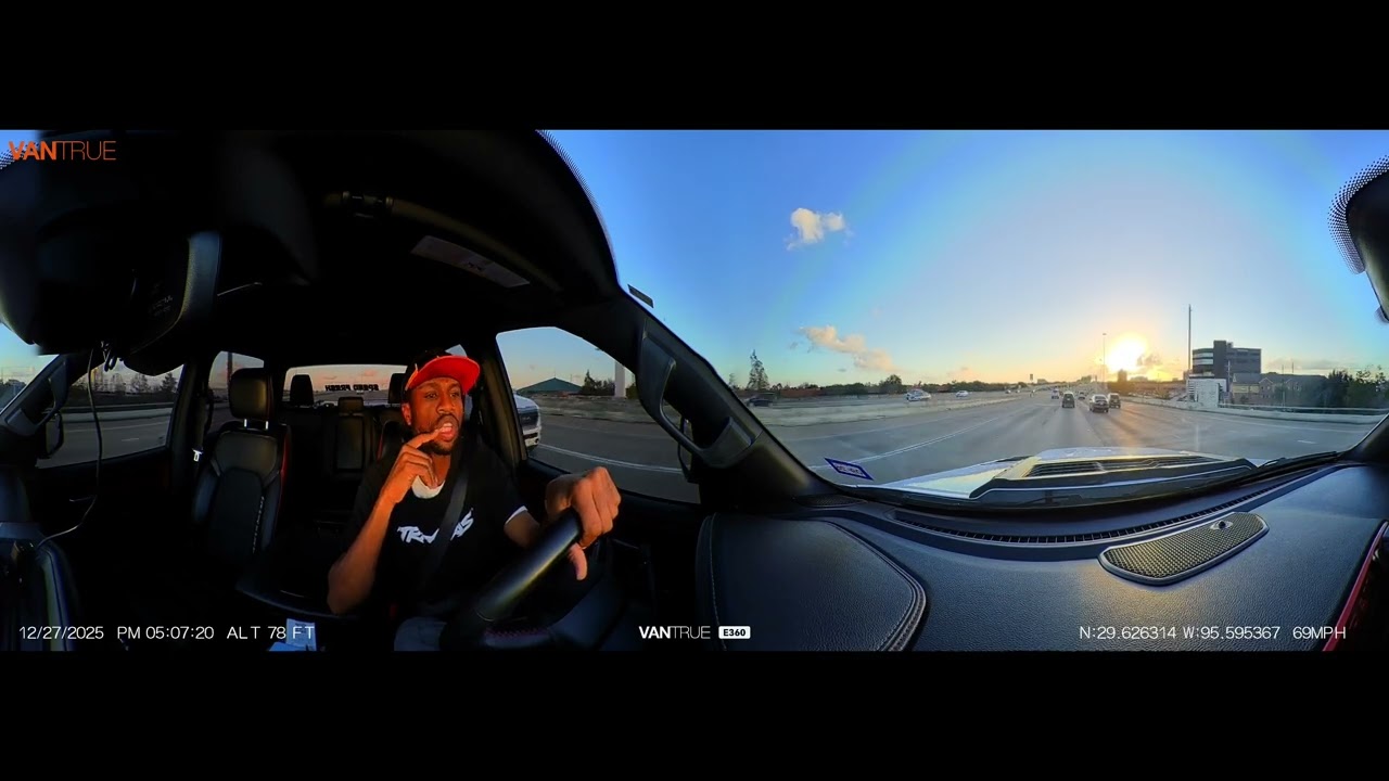 GIRL DRIVING A DODGE RAM 1500 AND GOING FAST. 