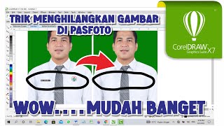 cara menghapus gambar pada foto di corel draw x7 | Cara menghapus logo di baju menggunakan coreldraw