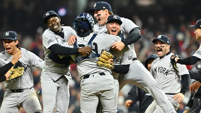 START SPREADING THE NEWS! The Yankees are HEADED TO THE WORLD SERIES! (Soto  HR, first WS since 2009) - YouTube