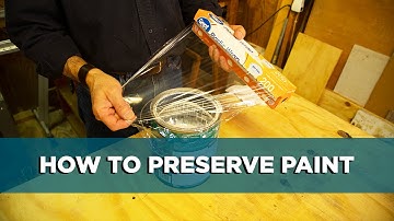 How to Prevent an Open Can of Paint from Drying Out | Tips