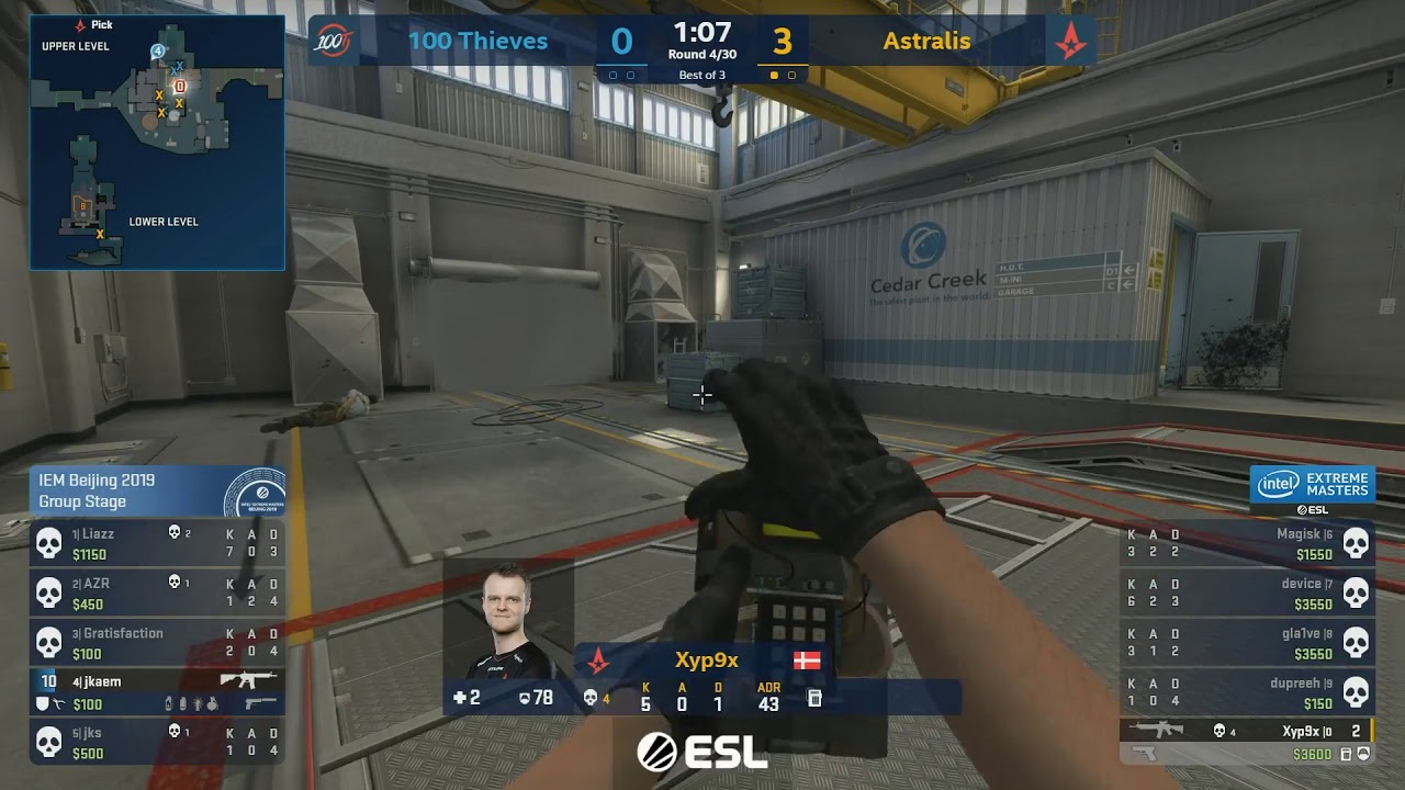 XYP9X ACE CLUTCH vs 100 THIEVES