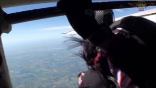 Patty Blais First Skydive Canada