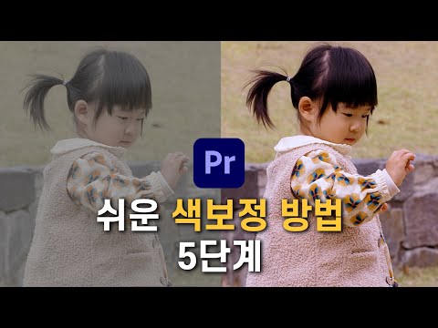 프리미어프로 색보정 쉽게 하는 방법