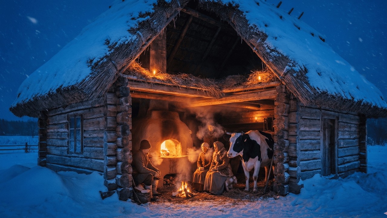 Jak Polacy budowali i przeżyli w -30°C? Polska chata w XVII wieku: Higiena, zwierzęta i inżynieria