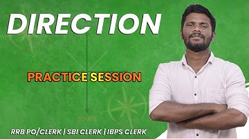 DIRECTION FOR RRB PO AND CLERK - PRACTICE SESSION | PRELIMS & MAINS | REASONING | MR.JD