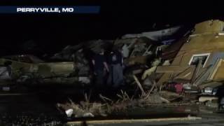 Tornado Damage in Perryville, Missouri