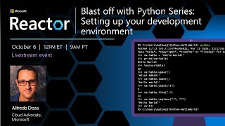 Famous Blast off with Python Series: Setting up your Development Environment Profile