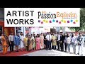 Artist works in 4th passion explosion exhibition 2019