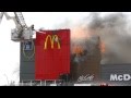 Massive Fire Engulfs McDonald's Restaurant  -  2015