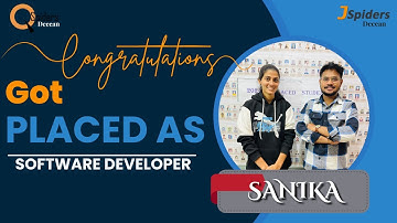Congratulations Ms.Sanika for getting placed