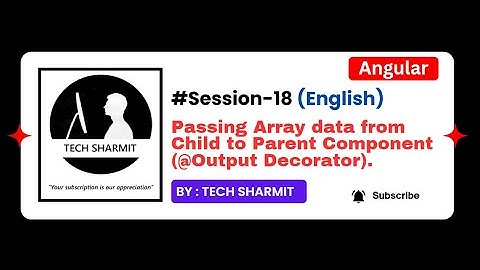 Angular child to parent Array binding  | Angular 19 complete tutorial in English 2025 (Session-18)