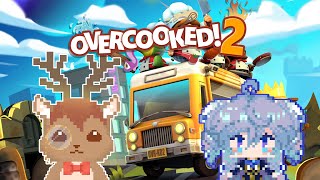 【Overcooked! 2】天才料理シカ現る【鹿目もみじ/成海ゆらら】