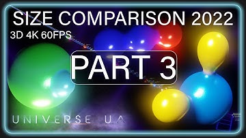 ULTIMATE Size Comparison 2022 (Part 3) 3D 4K 60FPS