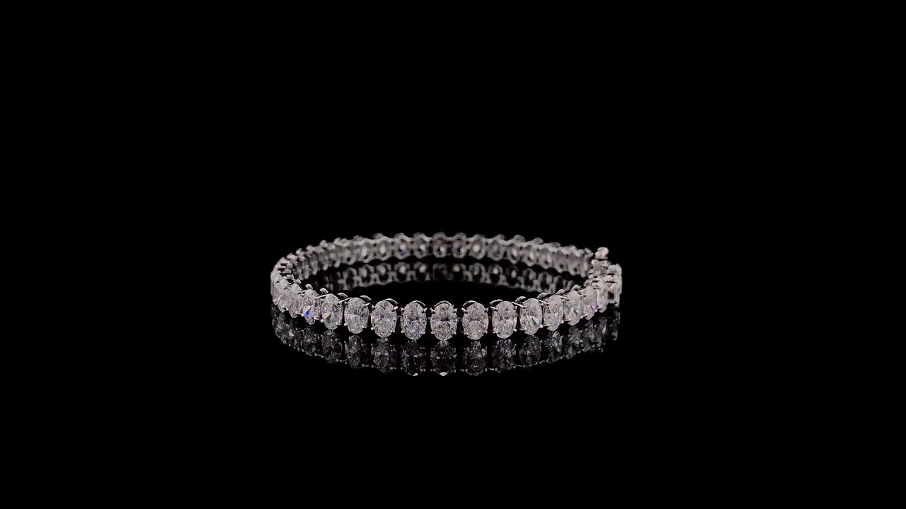 OVEL LABGROWN DIAMOND BRACELET 