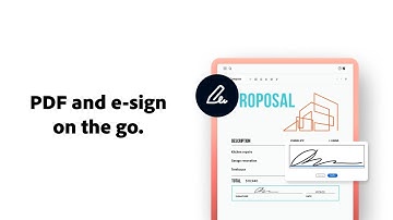 How to create, edit, share and sign PDFs on mobile with Acrobat Reader