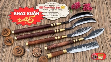 #Dao_phuc_sen HD|💥KHAI XUÂN- mẫu lò xo pháo, nòng pháo THỦ CÔNG - mác, dao quắm✅0347-753-780📲