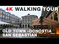 4K Walking Tour Old Town DONOSTIA - SAN SEBASTIAN Basque Country SPAIN 2020