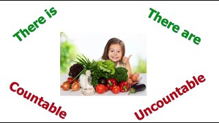 Презентація &quot;There is and there are with countable and uncountable nouns&quot;