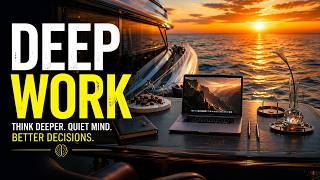Deep Work Music – Think Deeper, Quiet Mind & Better Decisions  Sunset Ocean Ambient