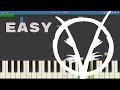 How to play Jackpot - EASY Piano Tutorial - The Fat Rat