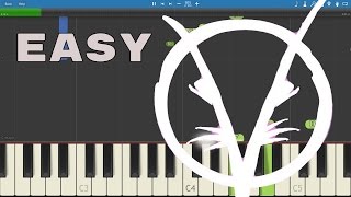 How to play Jackpot - EASY Piano Tutorial - The Fat Rat