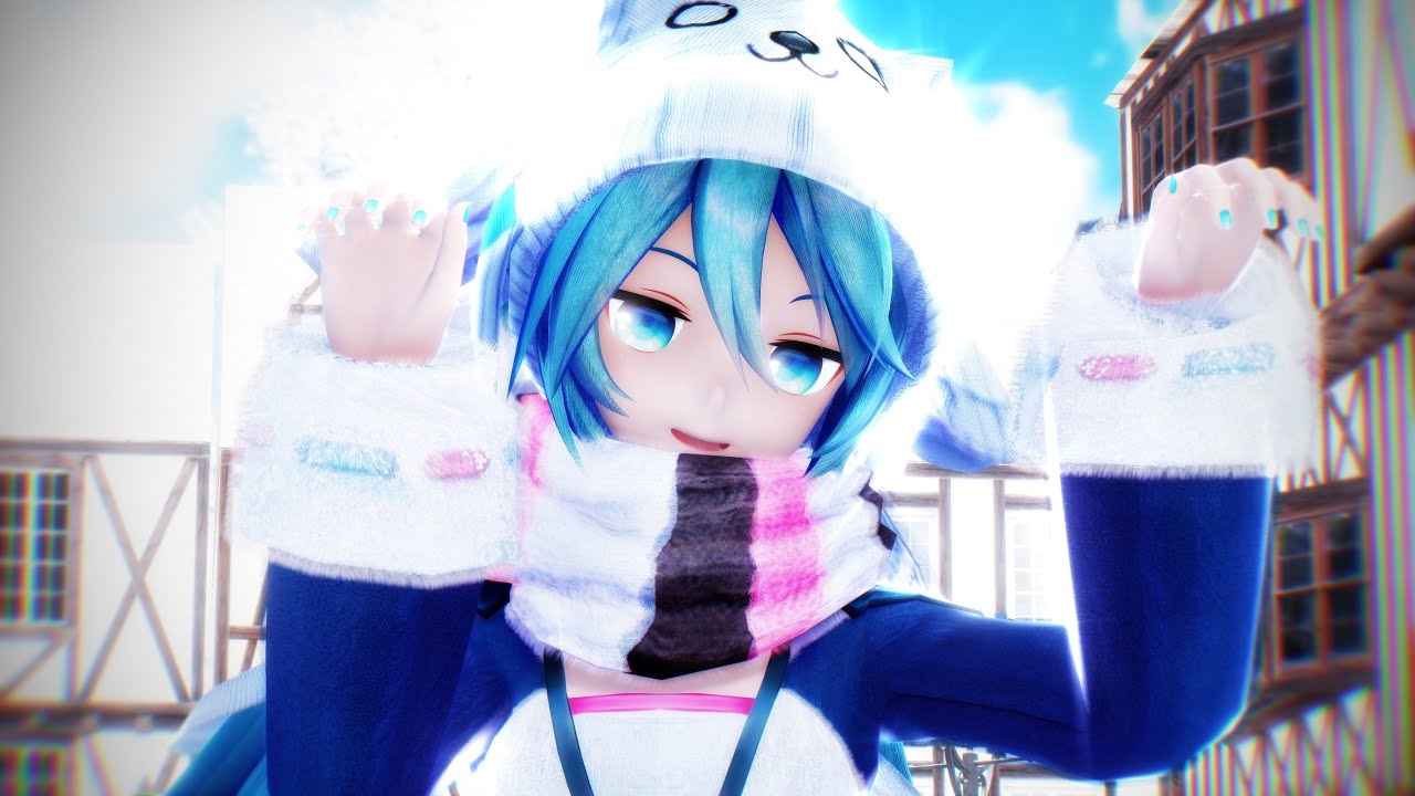 【MMD】 『四角い地球を丸くする』 by YYB式 初音ミク 10th Winter Ver. 【4K 60fps】