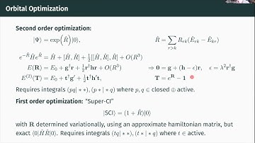 SymCorrel2021 | Multiconfigurational methods for excited states (Peter Knowles)