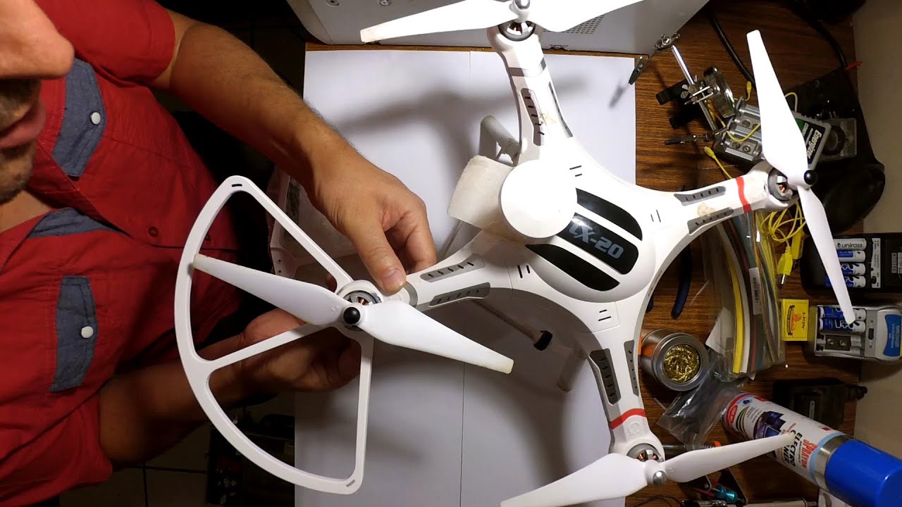 Cheerson CX 20 Prop Guards  - Fitting and Testing