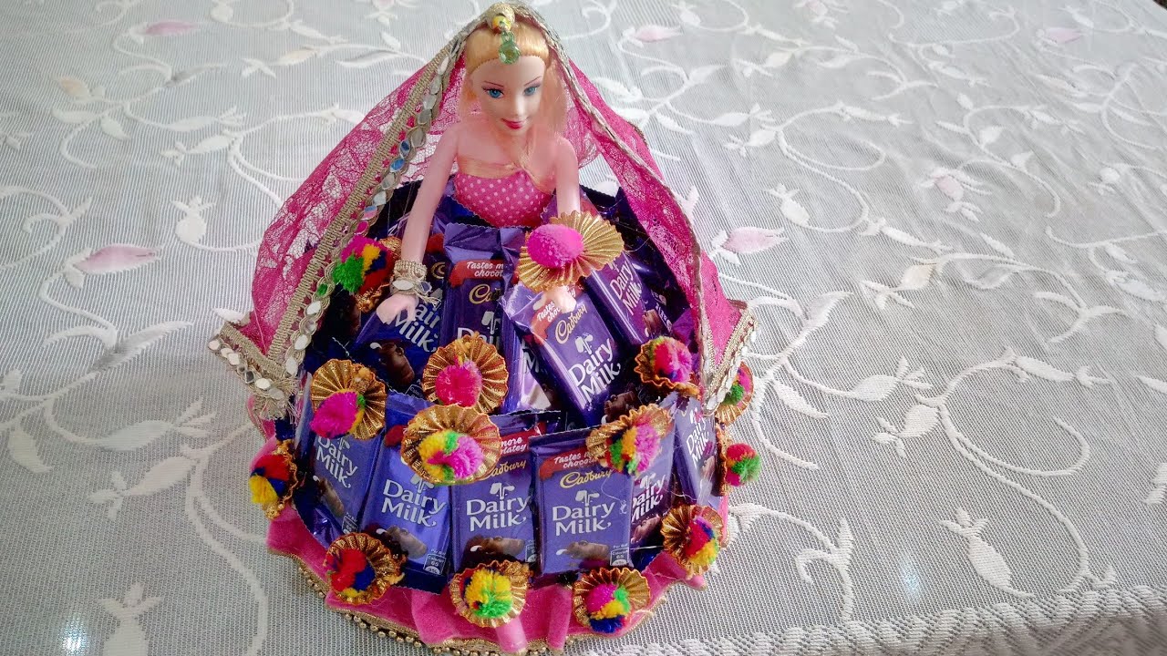 Barbie Doll Decoration Idea With Chocolates How To Wedding T