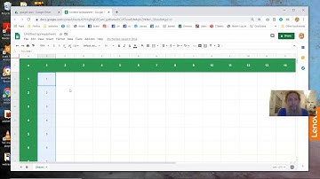 Google sheets multiplication table pt2