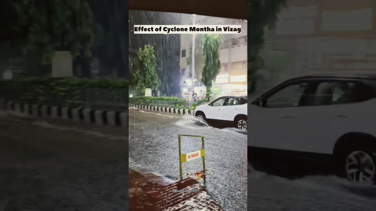 Montha tufaan 🌀 effect at Vizag 