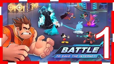 Disney Heroes: Gameplay Part 1 Battle Mode Android iOS Walkthrough HD Cartoons All Levels
