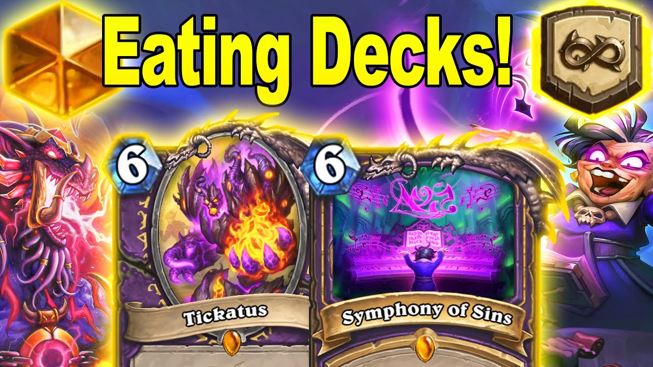 Tickatus Warlock Eats & Burn Opponent's Decks All Day Long At Festival of Legends | Hearthstone